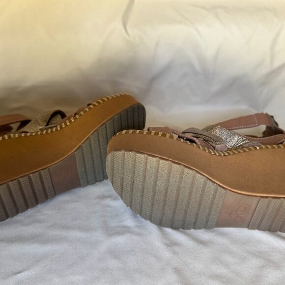 OTBT Pavilion Platform Wedge Sandals Size 7.5 - Picture 4 of 7